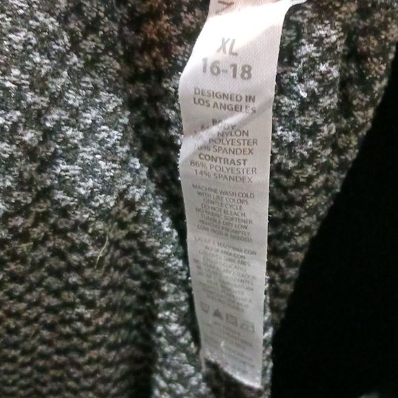 Z by Zobha Leggings XL 16/18 side zip pockets - Picture 13 of 13